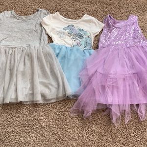 4T short sleeve dresses